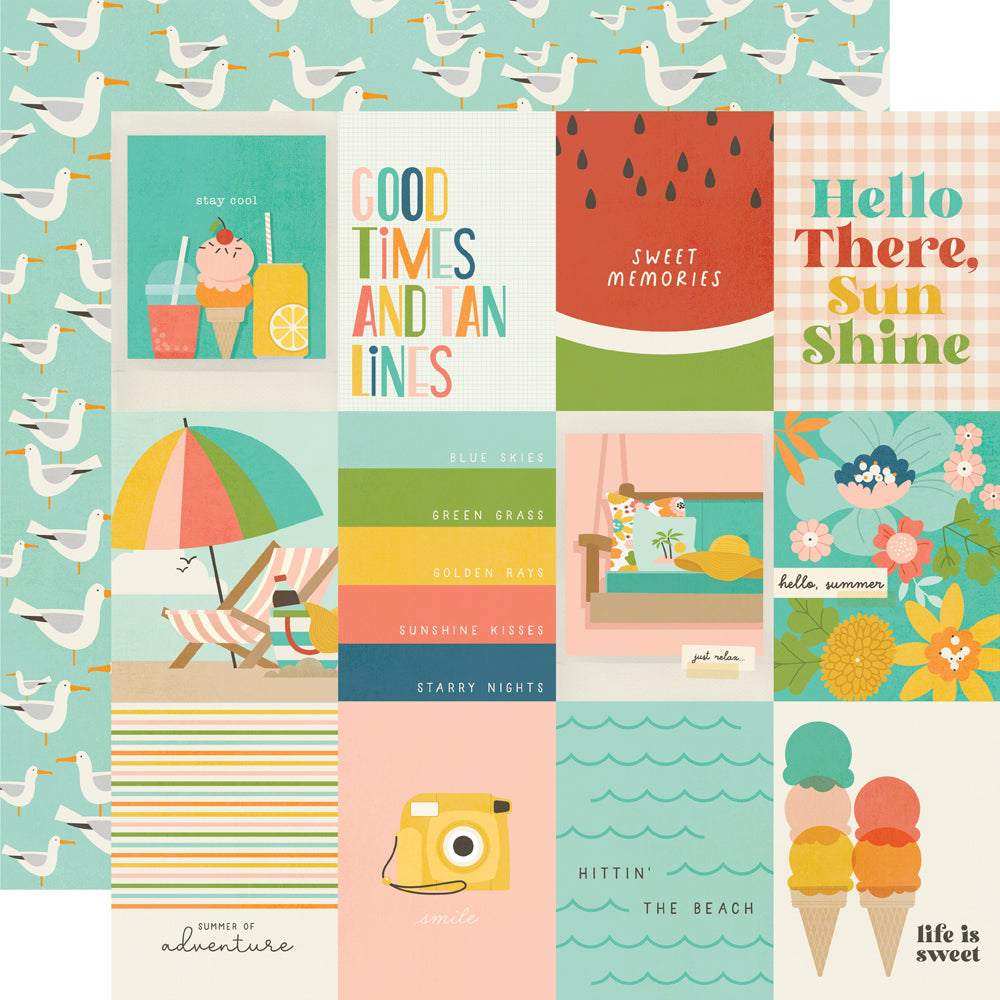 Simple Stories Summer Snapshots Paper + Sticker Bundle