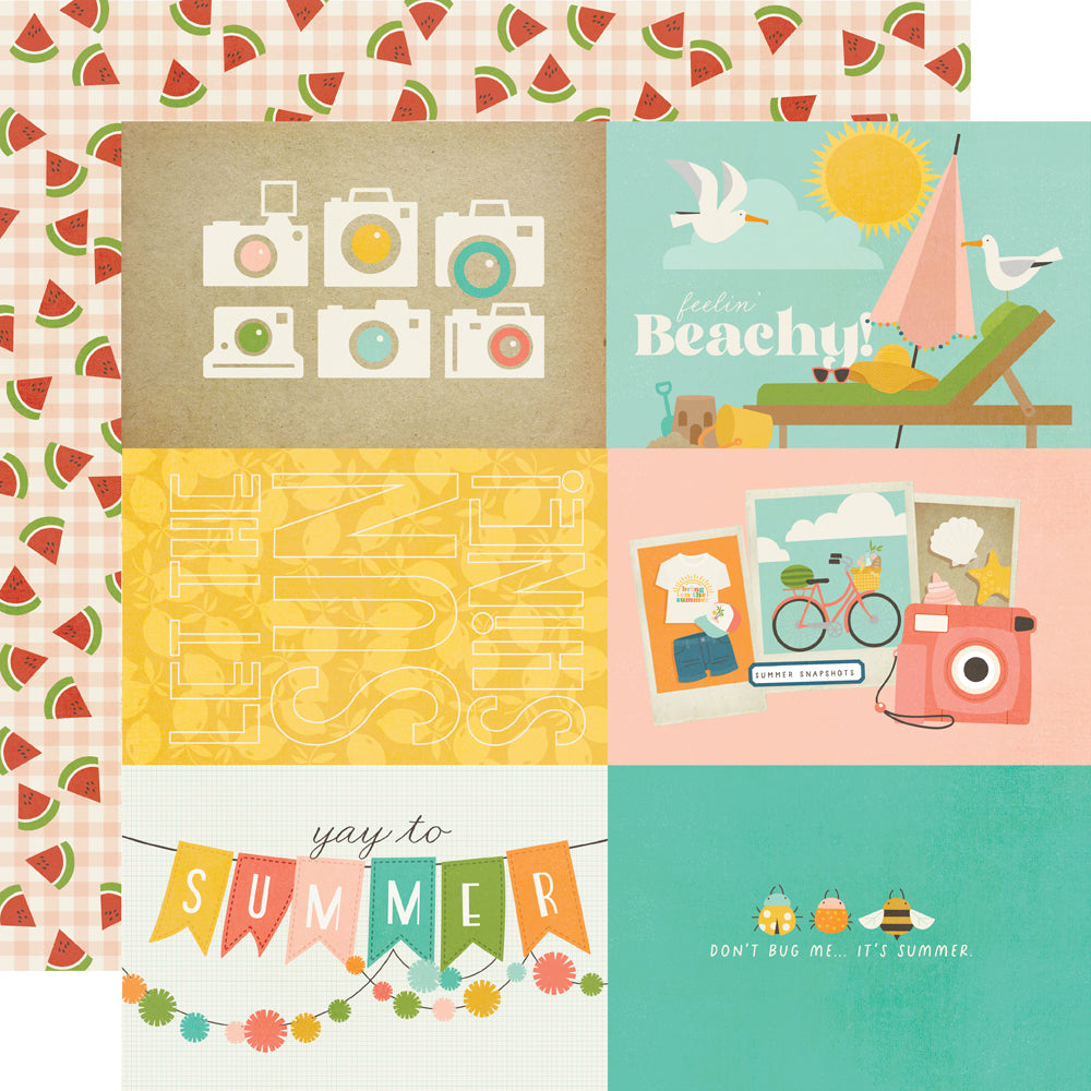 Simple Stories Summer Snapshots Paper + Sticker Bundle