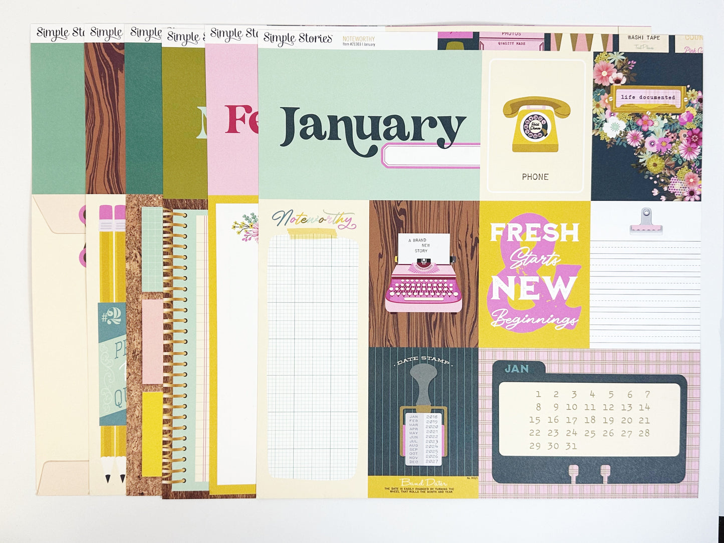 Noteworthy 2024 Mini Album Kit (January)
