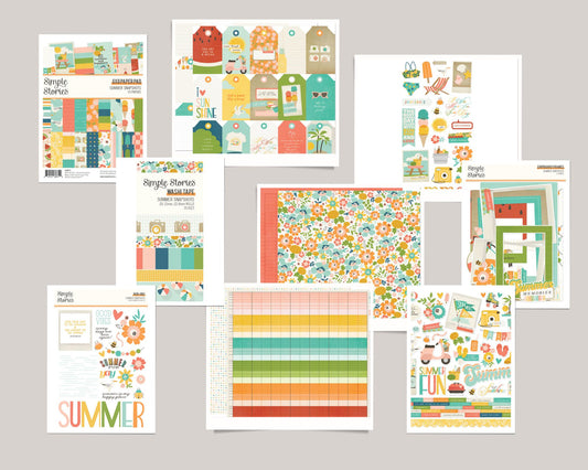 Simple Stories Summer Snapshots **HUGE BUNDLE**